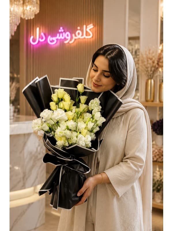 سبد گل روز پدر با لیلیوم | سبد گل لیلیوم برای روز پدر