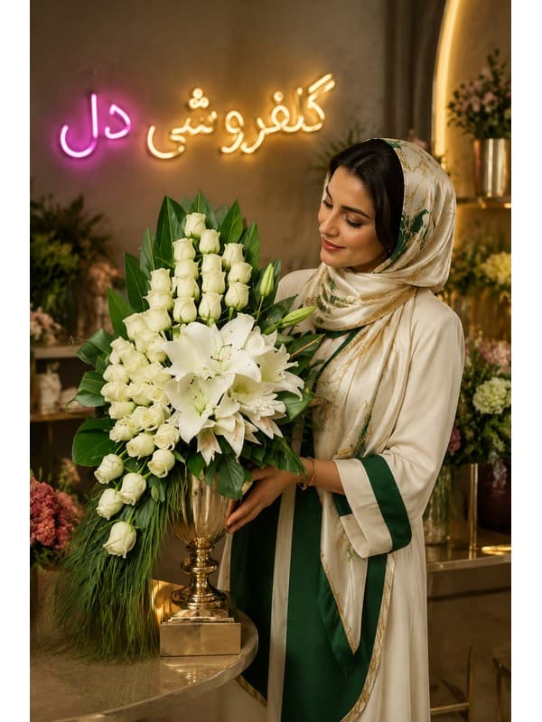 سبد گل ترحیم رسمی و سبد گل تسلیت رسمی