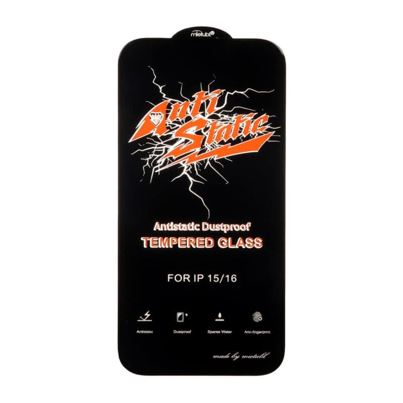 گلس گوشی آیفون شیشه ای Mietubl آنتی استاتیک Full Cover Anti Static اورجینال برای iPhone 16