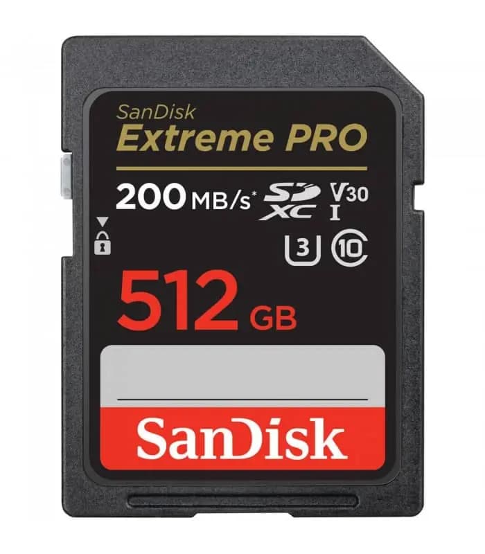 کارت حافظه سن دیسک SanDisk 512GB Extreme PRO UHS-I 200mb SDXC