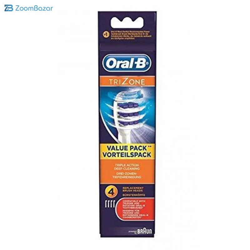 سری مسواک برقی اورال بی مدل trizone — تصویر ۲