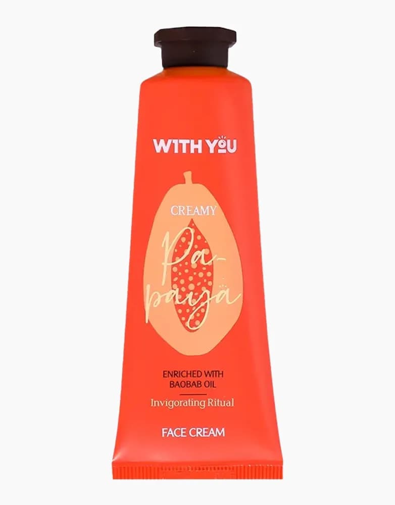کرم صورت ویت یو WITH YOU مدل PAPAYA | حجم 50 میل