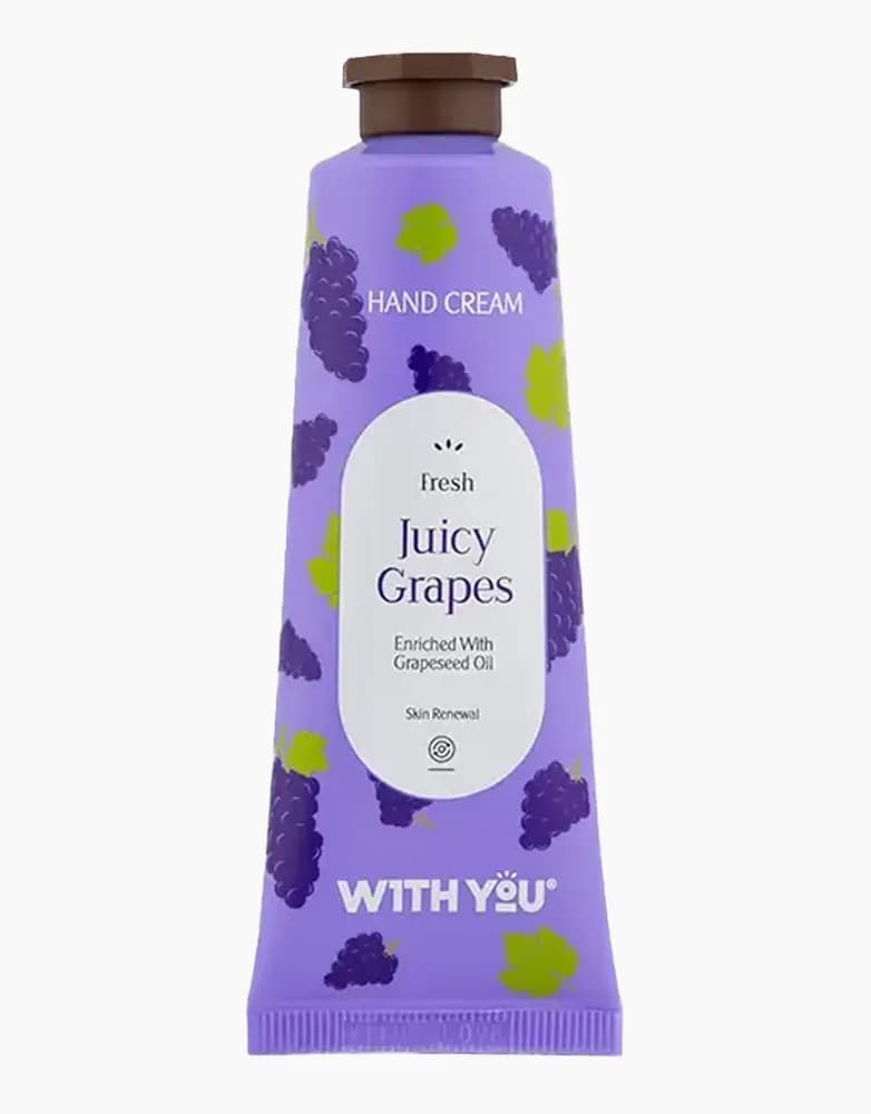 کرم دست ویت یو WITH YOU مدل JUICY GRAPES | حجم 50 میل