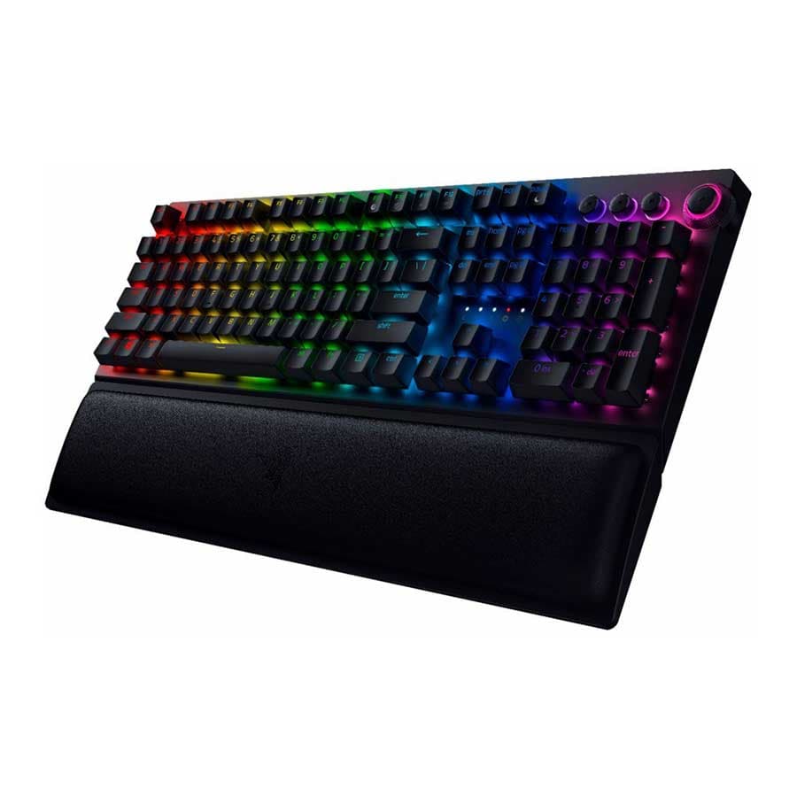 کیبورد بی سیم گیمینگ ریزر مدل BlackWidow V3 Pro – Yellow Switch — تصویر ۳