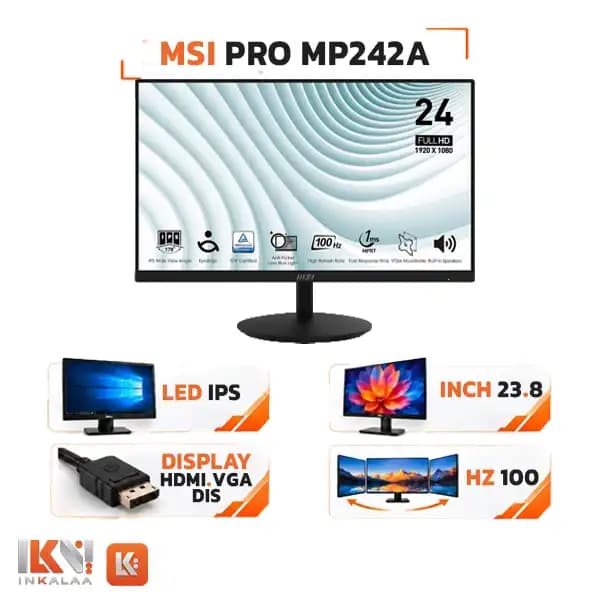 مانیتور استوک 23.8 اینچ ام اس آی مدل PRO MP242A