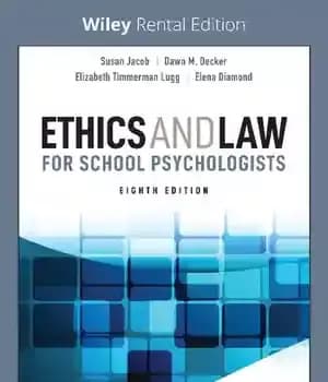 دانلود کتاب Ethics and law for school psychologists