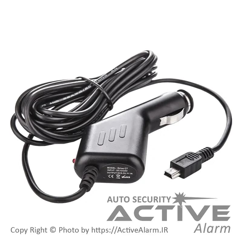 شارژر فندکی ریموت‌تصویری USB
