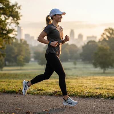 کفش ورزشی زنانه AHURA طرح NIKE ZOOMX | طوسی/سفید — تصویر ۶
