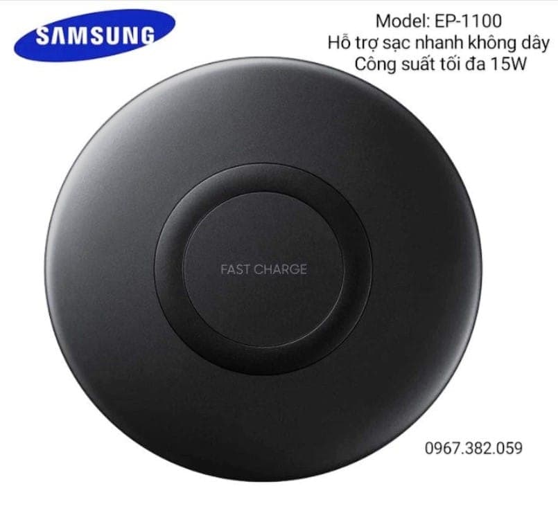شارژر وایرلس بی‌سیم سامسونگ مناسب Galaxy S20 Plus – فست شارژ + سوزن سیم‌کارت طرح‌دار