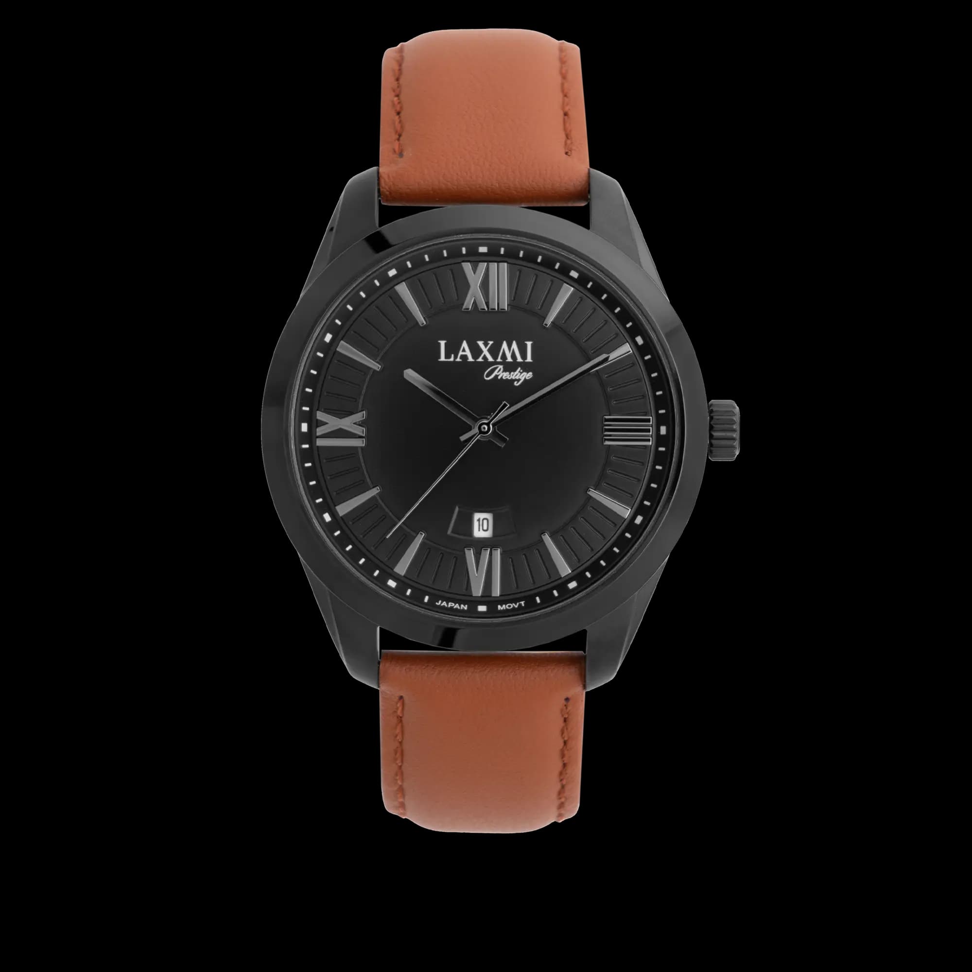 ساعت مچی مردانه لاکسمی بند چرم مشکی کد Laxmi 8186