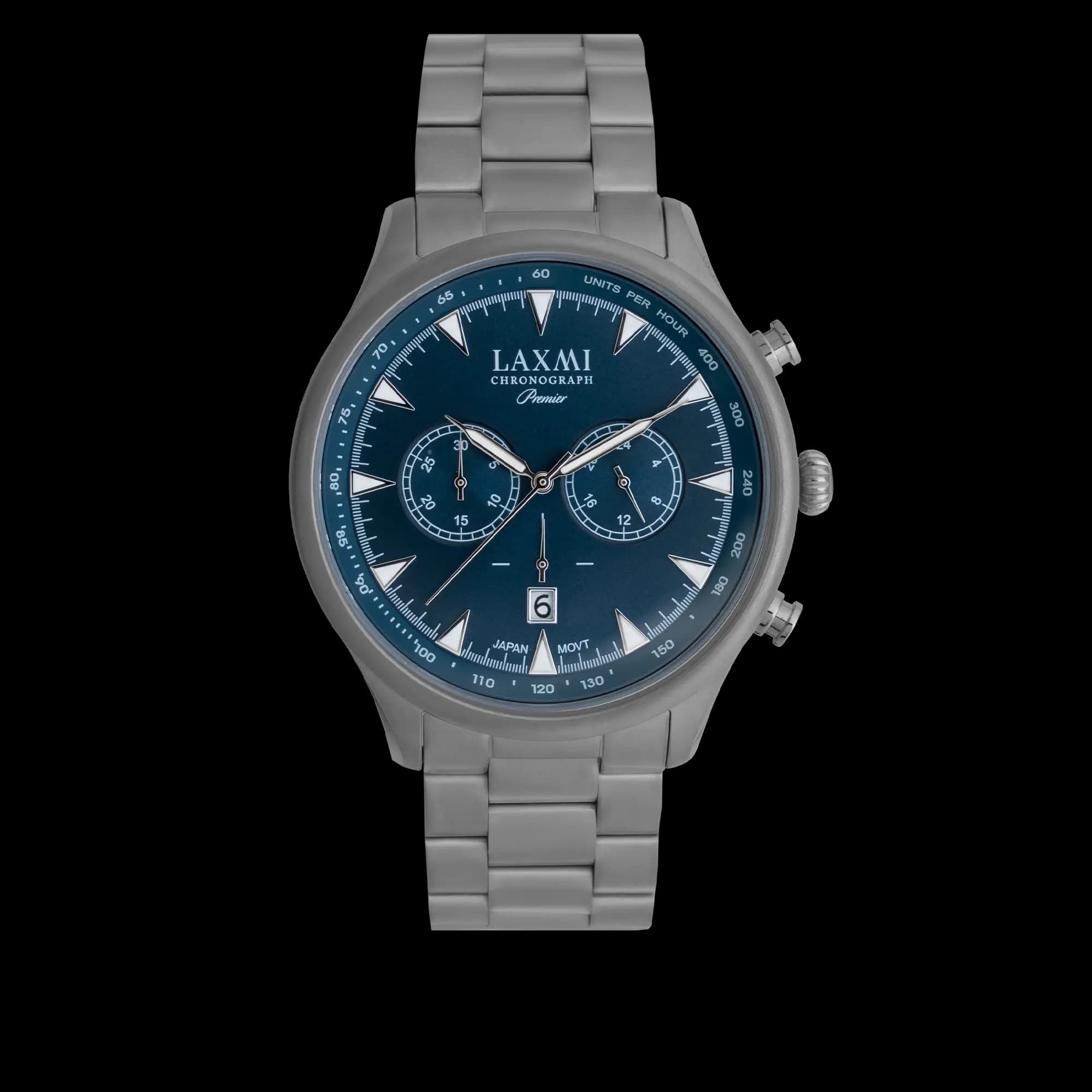 ساعت مچی مردانه لاکسمی بند استیل دودی کد Laxmi 8195/2