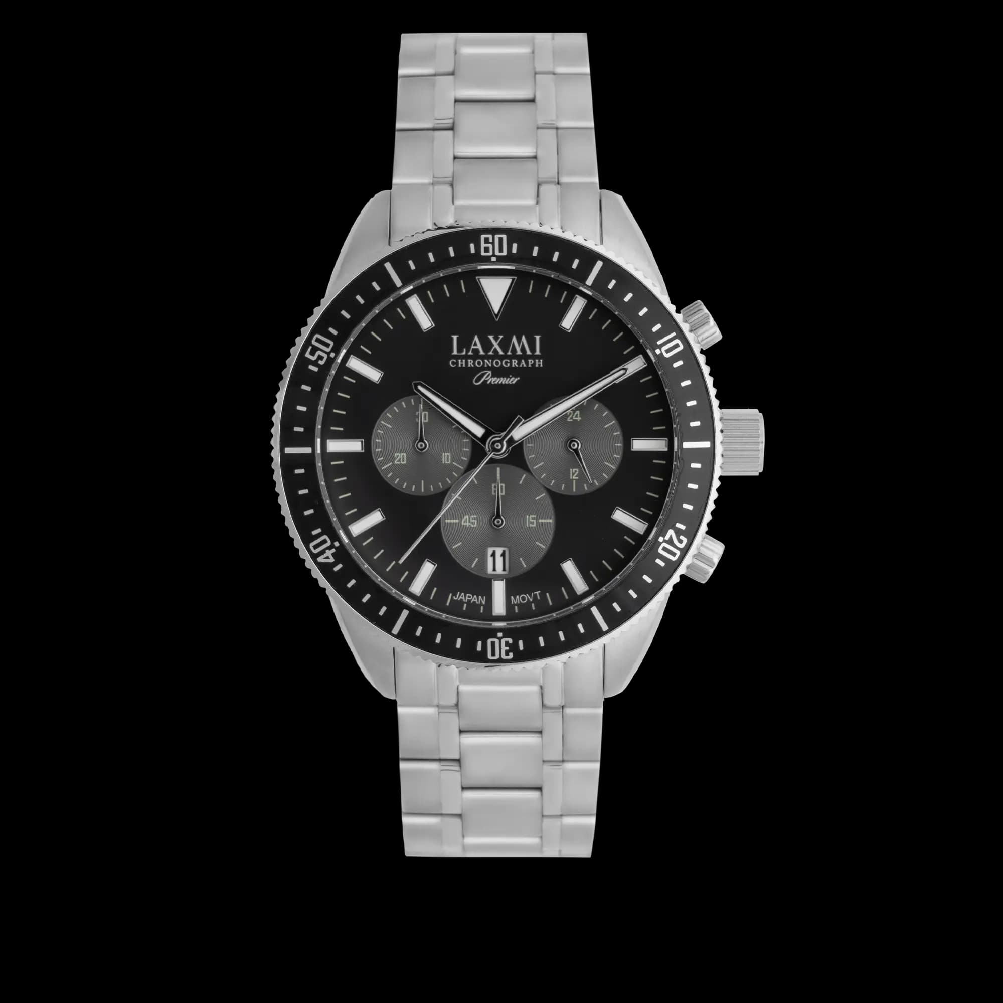 ساعت مچی مردانه لاکسمی بند استیل نقره ای کد Laxmi 8198/5
