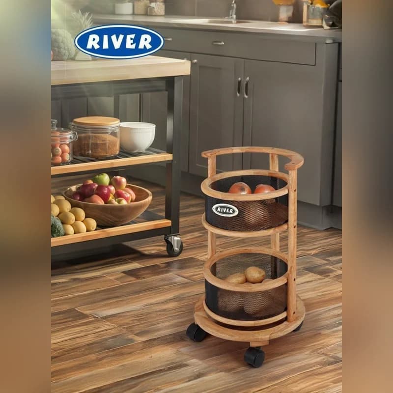 استند سیب زمینی و پیاز 2 طبقه ریور River مدل 3914