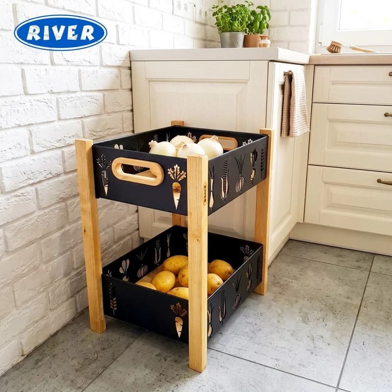 استند سیب زمینی و پیاز 2 طبقه ریور River مدل 1190