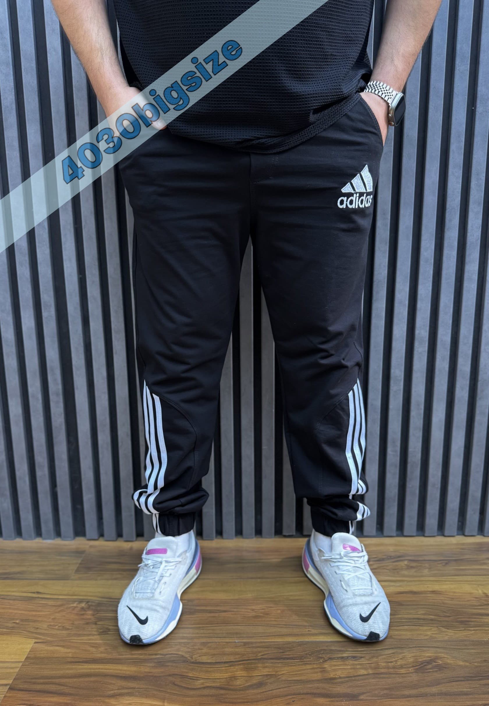 شلوار اسلش adidas دمپاکش سایزبزرگ ( 3707 ) — تصویر ۲