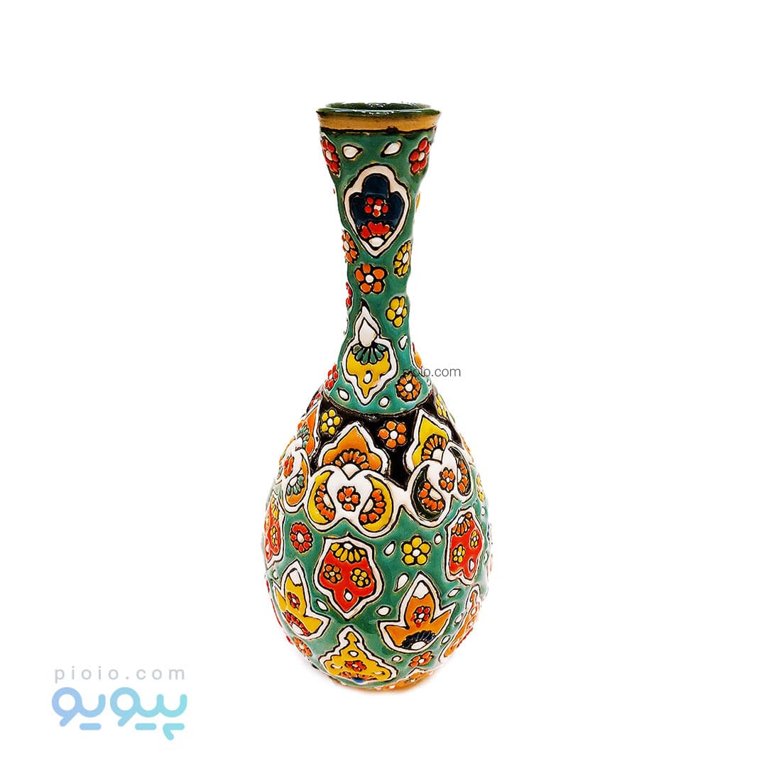 گلدان سفالی میناکاری کد 3347