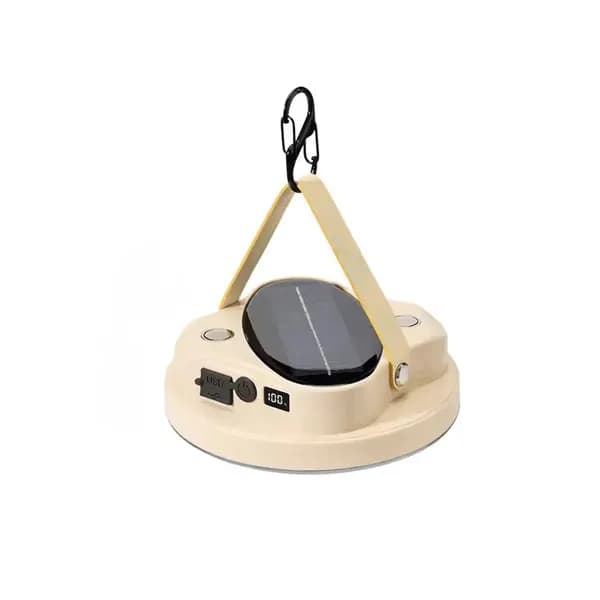 چراغ کمپینگ مدل خورشیدی هوشمند و شارژی LED-KK451