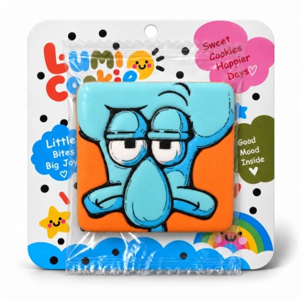 کوکی دست‌ساز لومی کوکی Lumi Cookie طرح اختاپوس