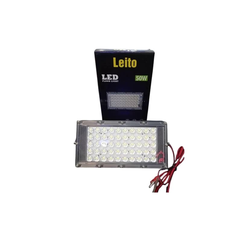 پروژکتور ال ای دی 50 وات 12 ولت مدل بیلبوردی برند Leito