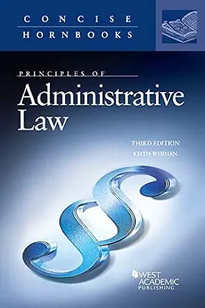 و دانلود نسخه کامل کتاب زبان اصلی Principles of Administrative Law (Concise Hornbook Series) PDF | دانلود کتاب خارجی