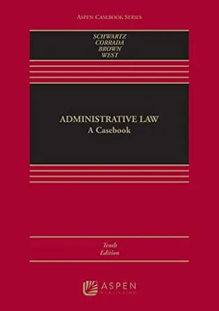 و دانلود نسخه کامل کتاب زبان اصلی Administrative Law: A Casebook (Aspen Casebook Series) PDF | دانلود کتاب خارجی