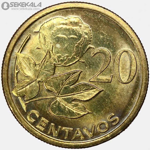 سکه 20 سنتاوو موزامبیک 2006