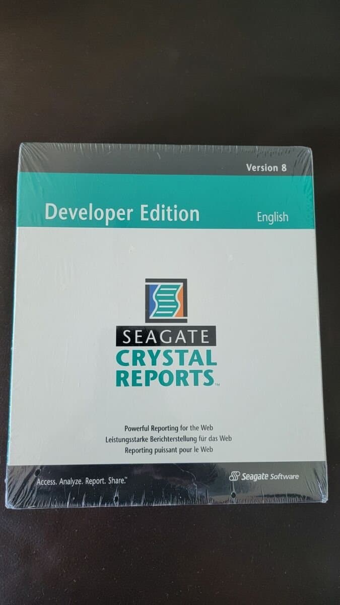 نرم افزار ویندوز Seagate Crystal Report 8.0 The Complete Reference