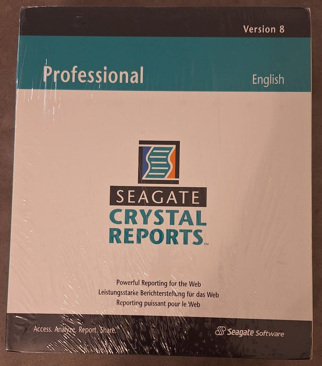 نرم افزار ویندوز Seagate Crystal Report 8.0 Professional Edition