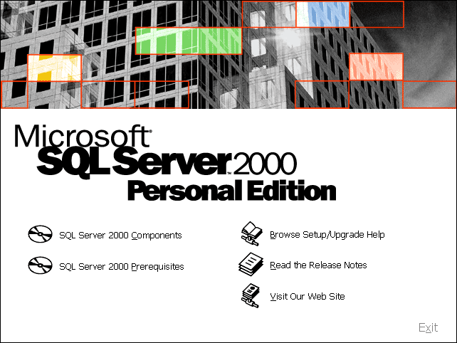نرم افزار ویندوز SQl server 2000 personal edition