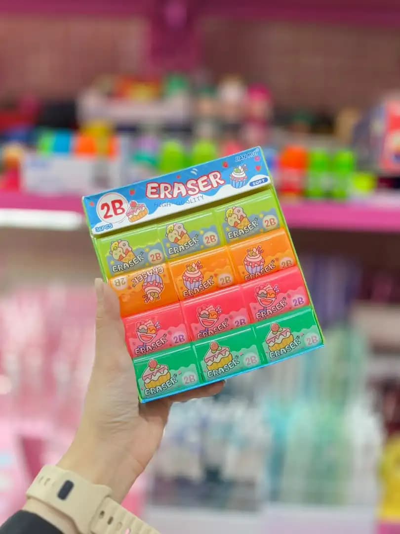 پاک کن ژله ای رنگی
