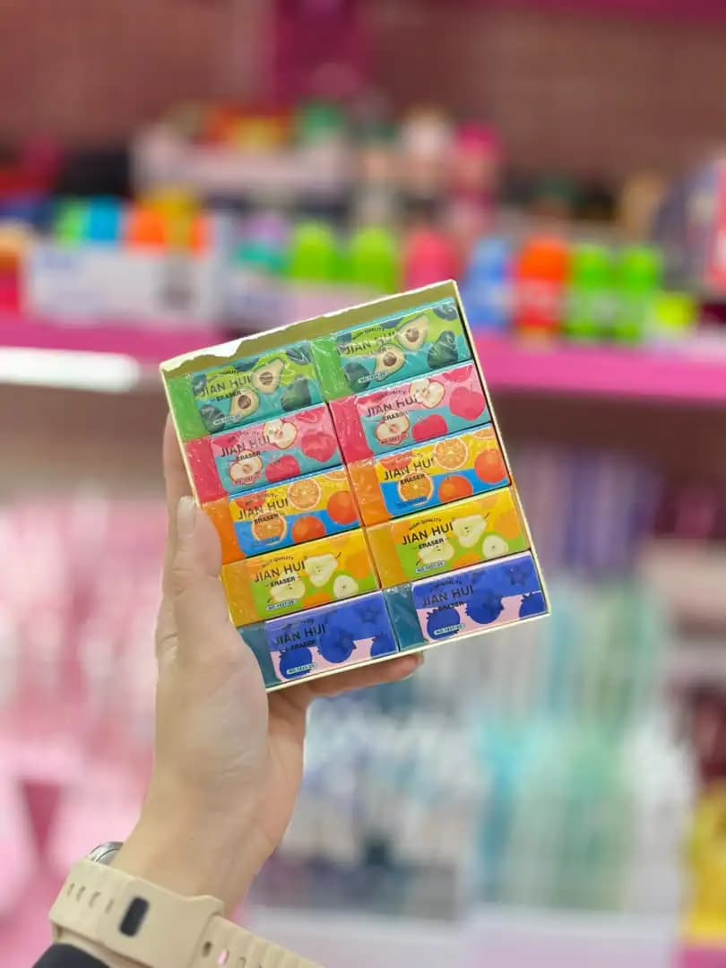 پاک کن ژله ای معطر طرح میوه
