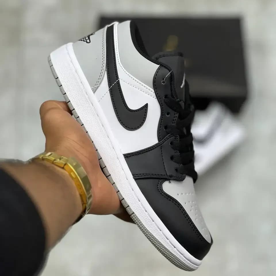 جردن وان لو مشکی سفید وارداتی | Air Jordan 1 Low
