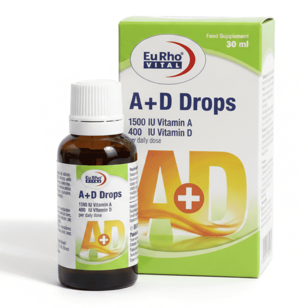 قطره خوراکی A+D یوروویتال 30 میلی لیتر — تصویر ۲