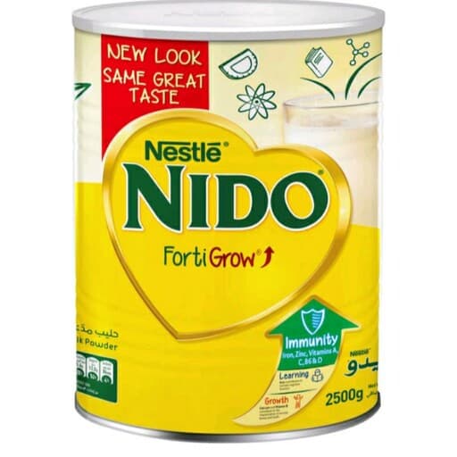 شیر نیدو نستله قوطی بزرگسالان 2500 گرمی NESTLE NIDO | ویتامین کودک | ویتامین بدنسازی | محصولات خوراکی خارجی | آمریکایی | اروپایی | عربی | اماراتی | دبی | محصولات خوراکی اصل | محصولات خوراکی ارجینال |