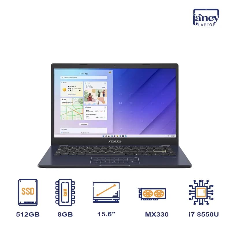 لپ تاپ استوک 15.6 اینچی ایسوس VivoBook K542UR Core i7-8550U 8GB DDR4 1TB HDD NVIDIA GeForce MX330 2GB