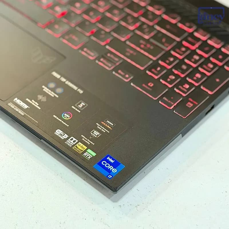لپ تاپ اپن باکس 15.6 اینچی ایسوس TUF Gaming FX507ZE Core i7-12700H 16GB DDR5 512GB NVMe SSD NVIDIA GeForce RTX 3050 Ti 4GB GDDR6 144Hz — تصویر ۴