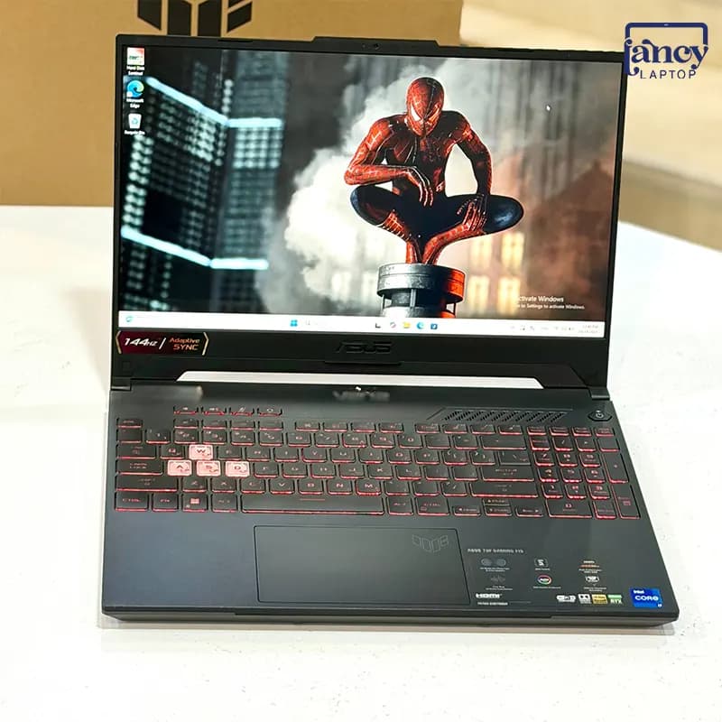 لپ تاپ اپن باکس 15.6 اینچی ایسوس TUF Gaming FX507ZE Core i7-12700H 16GB DDR5 512GB NVMe SSD NVIDIA GeForce RTX 3050 Ti 4GB GDDR6 144Hz — تصویر ۲