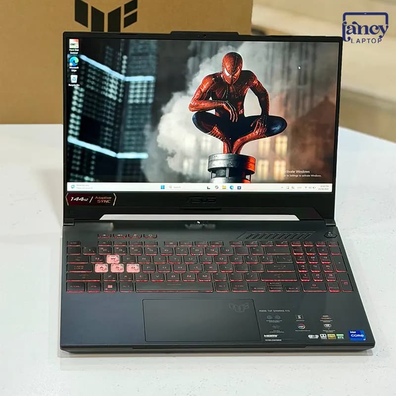لپ تاپ اپن باکس 15.6 اینچی ایسوس TUF Gaming FX507ZE Core i7-12700H 16GB DDR5 512GB NVMe SSD NVIDIA GeForce RTX 3050 Ti 4GB GDDR6 144Hz — تصویر ۳