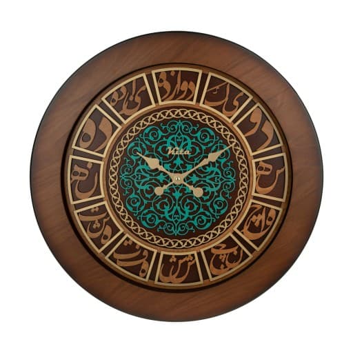 ساعت دیواری چوبی مدل رویال پینتو (قطر 60 cm) | ساعت شیک | هدیه تولد | جهیزیه عروس | کادویی | روز زن | روز مادر | ساعت دیواری بزرگ | ساعت بزرگ دیواری | ساعت لاکچری | clock | ساعت کلاسیک | کلکسیونی | عت
