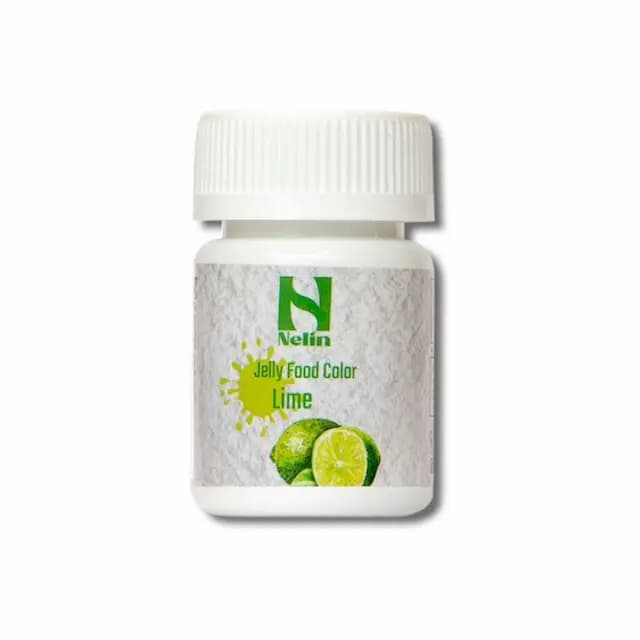 رنگ ژله ای سبز لیمویی نلین