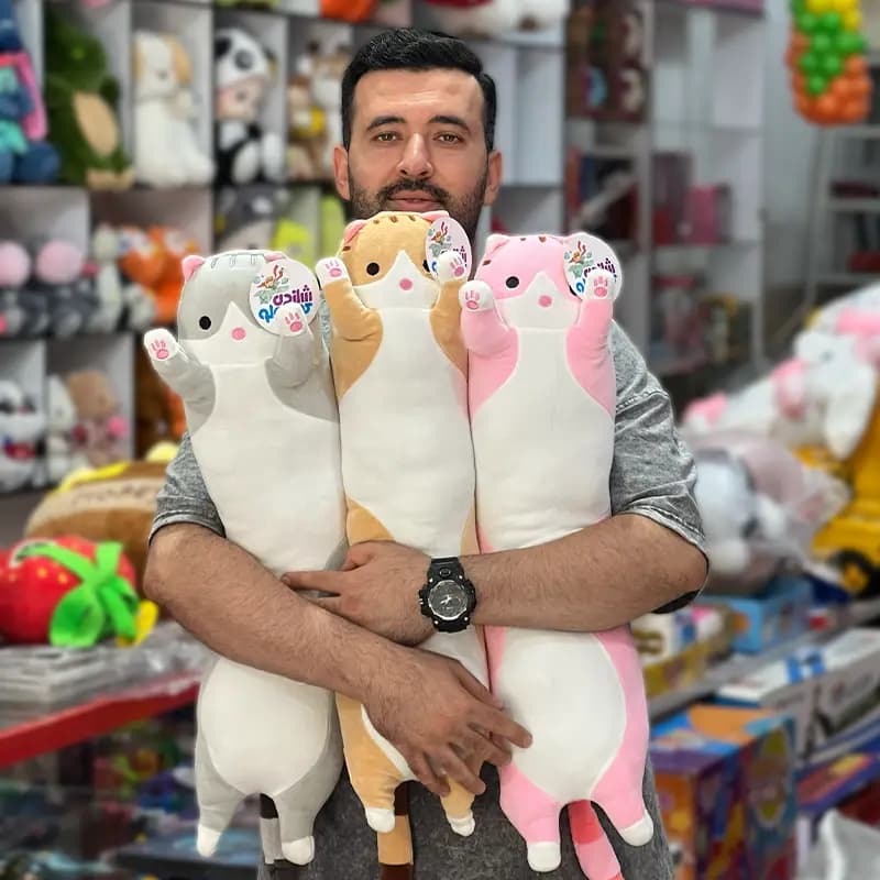 عروسک گربه بالشتی اورجینال