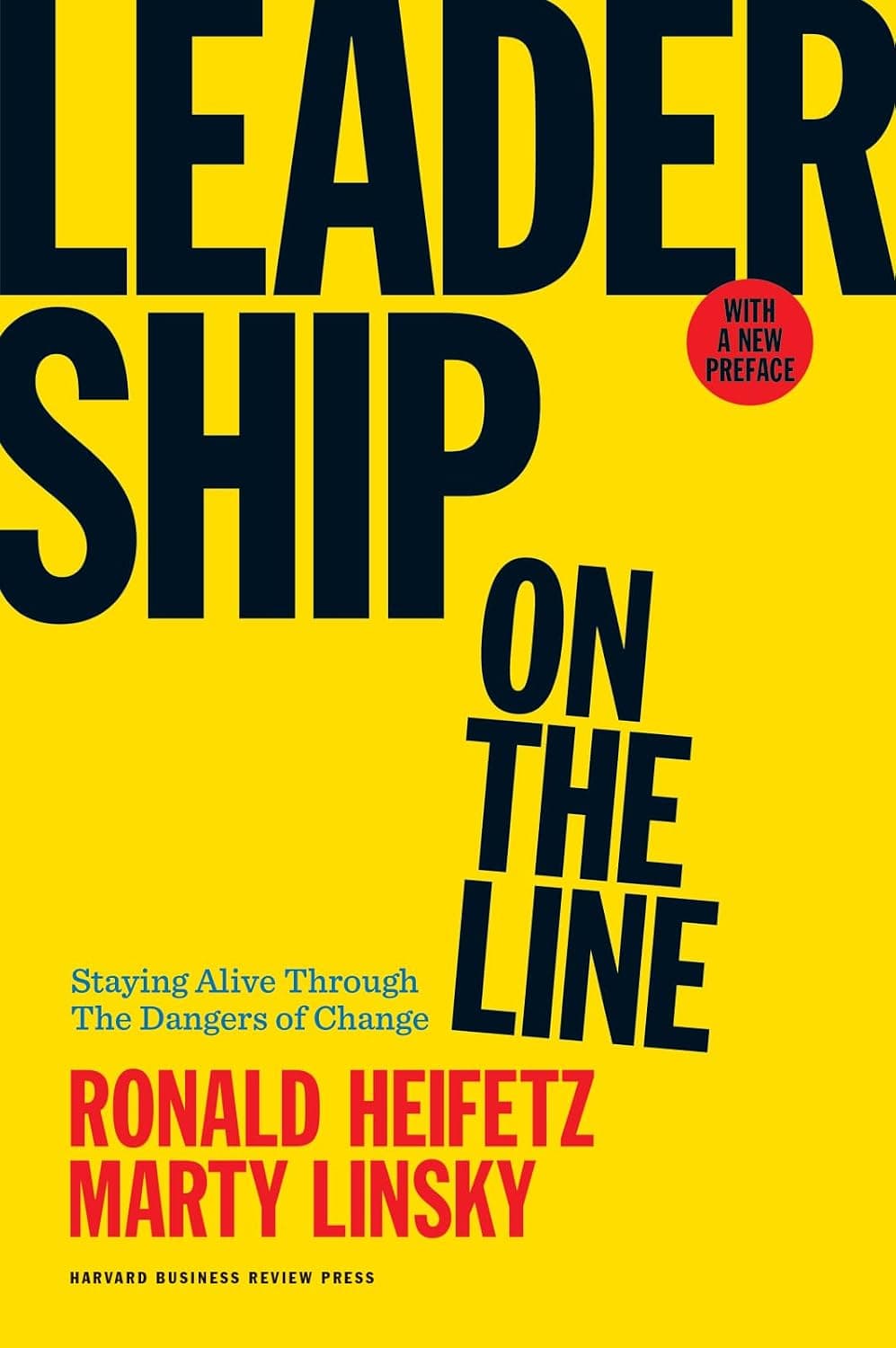 کتاب Leadership on the Line رهبری در میدان خطر (زبان اصلی)