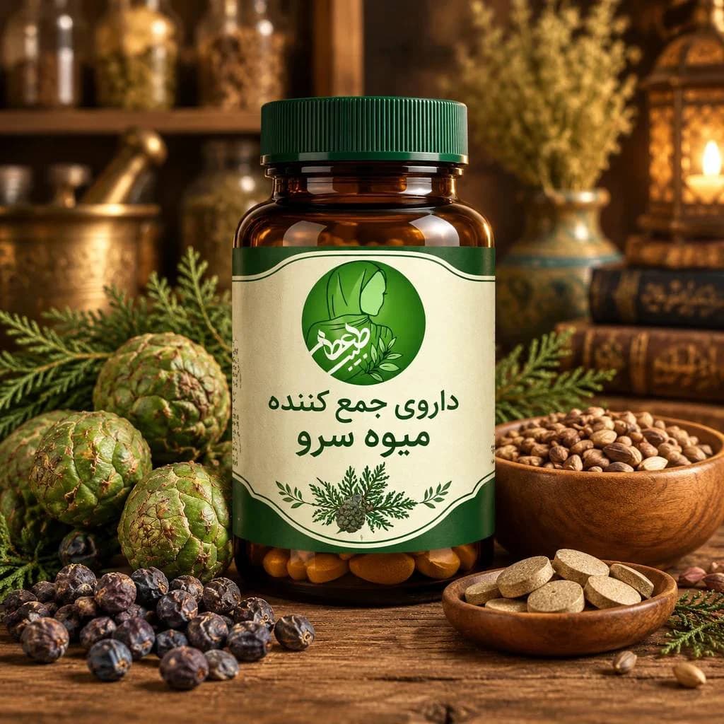 داروی جمع کننده میوه سرو