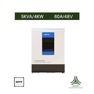 سانورتر 5 کاوا 48 ولت 60 آمپر MPPT برند EPEVER مدل UP5000-M6342