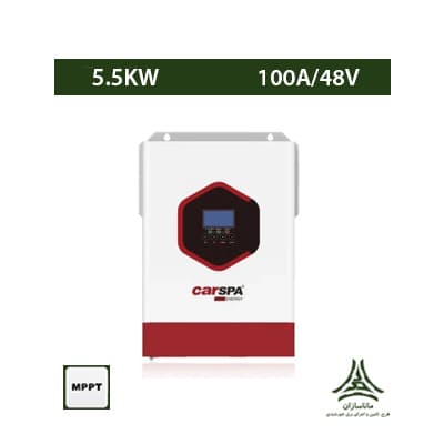 سانورتر 5.5 کیلووات 48 ولت 100 آمپر MPPT برند Carspa مدل NKS-5500-48L