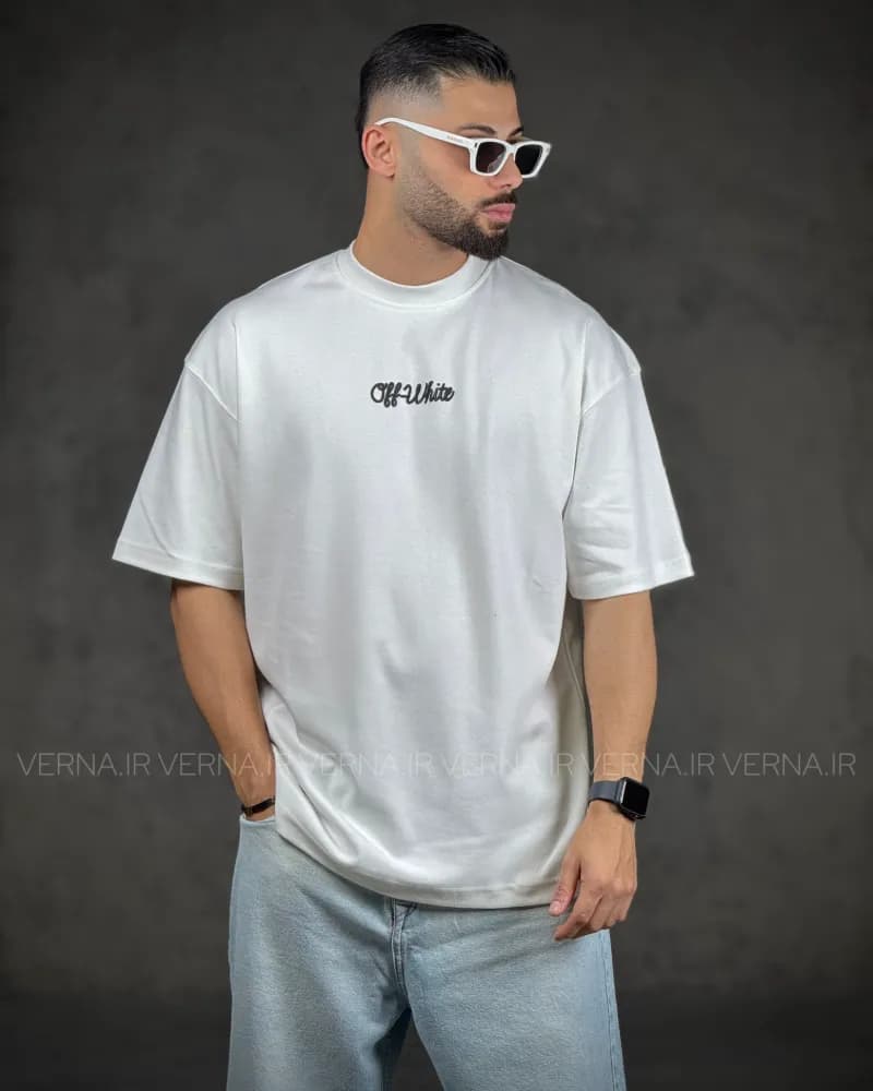 تیشرت مردانه گلدوزی OFF-WHITE
