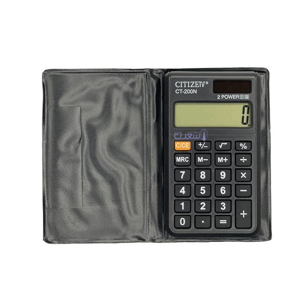 ماشین حساب 8 رقمی جیبی سیتیزن CT-200N — تصویر ۳