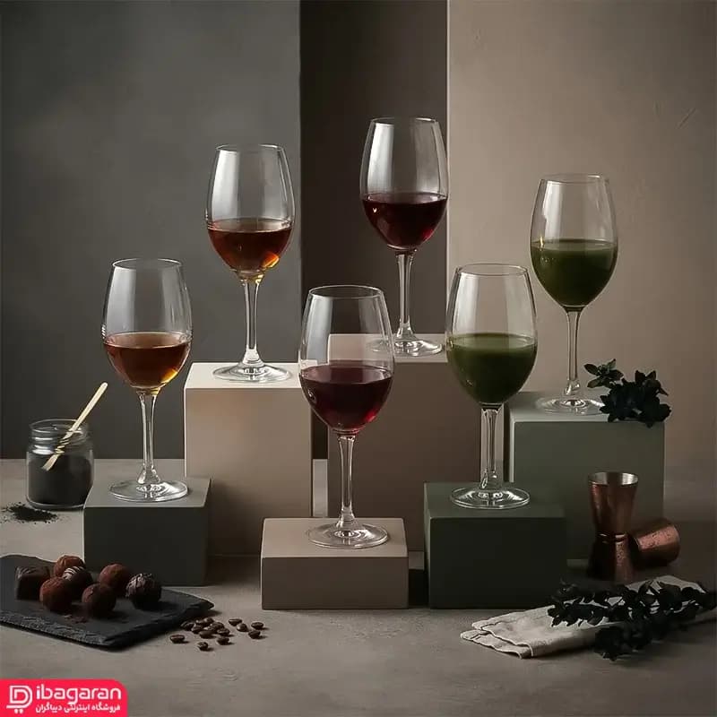 گیلاس بلور اولیویا 6 عددی
