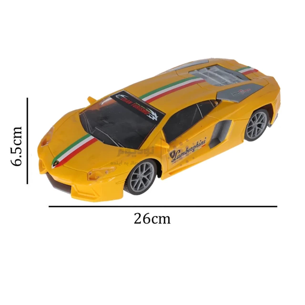 ماشین کنترلی Top Speed Detailing – زرد — تصویر ۱۲