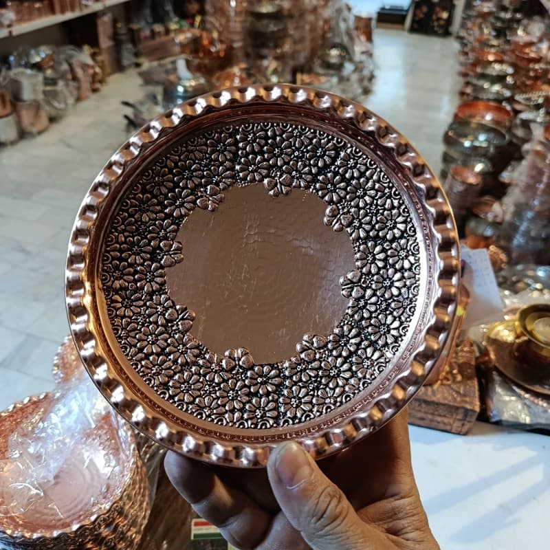 پیشدستی مسی گلبرگ آریایی سه پایه نانو ۶ عددی